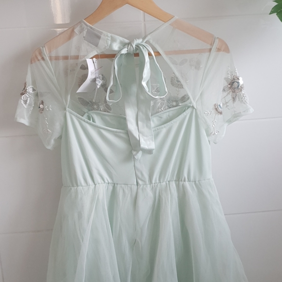 NEW Maternity sequined tulle dress - Picture 2 of 5